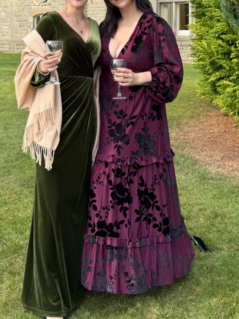 Baltic Born Liana Velvet Embossed Maxi Dress - XL - Picture 3 of 7